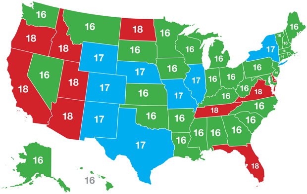 Sexual Age Of Consent In Usa Depending On State And Europe The Skills 2738